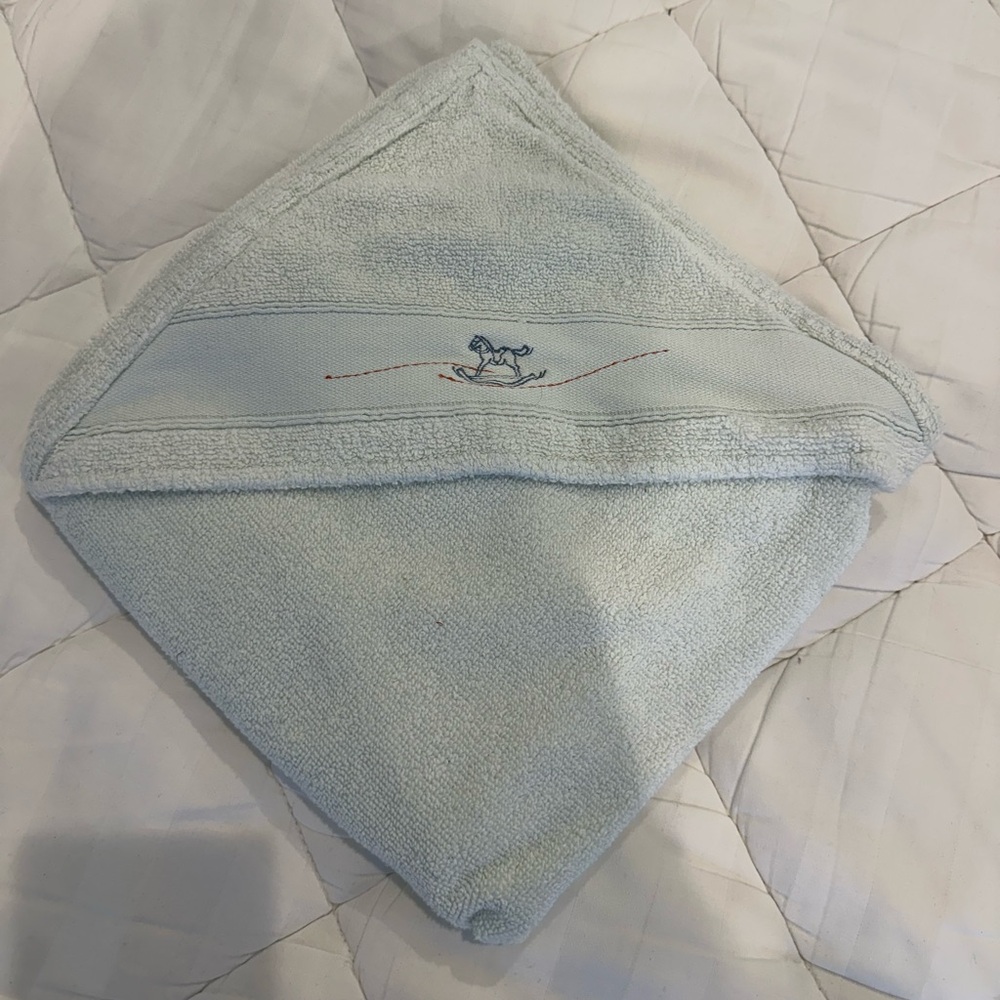Hermes Baby Towel Rocking Horse Hooded